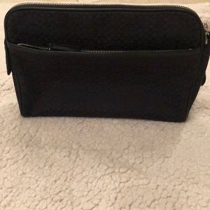 Coach large monogram clutch